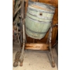 Image 2 : Antique Rotating Pedal-Operated Barrel-Style Butter Churn