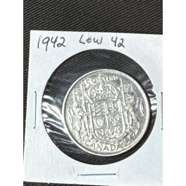 Canada 1942 Half Dollar Coin