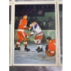Image 6 : Six 1960s Ice Hockey Action Postcards Featuring Players in-game