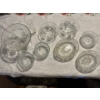 Image 1 : collection of Crystal bowls and candy dishes .