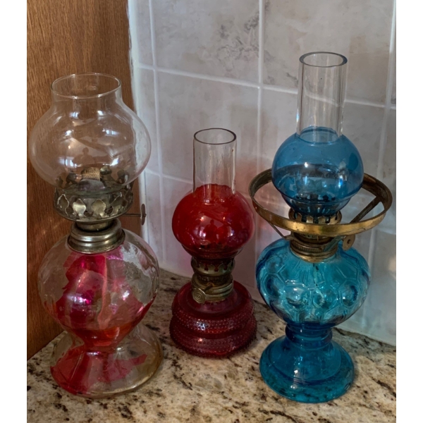 Antique Oil Lanterns 8T (3 Count)