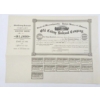 Image 1 : Antique 1885 $1,000 Bond For The Old Colony Railroad Company, Featuring 11 Vouchers. 