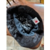 Image 7 : NEW Genuine Fox & Leather Aviator Hat w/ Canadian Black Mink Cap & More 