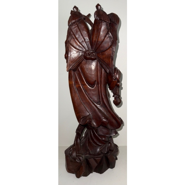 Hand Carved Rosewood Deity 12T