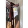 Image 5 : Art Nouveau Style Wooden Glass Cabinet, Contents NOT Included, Magnetic Close - 28W, 12D, 76.5T 