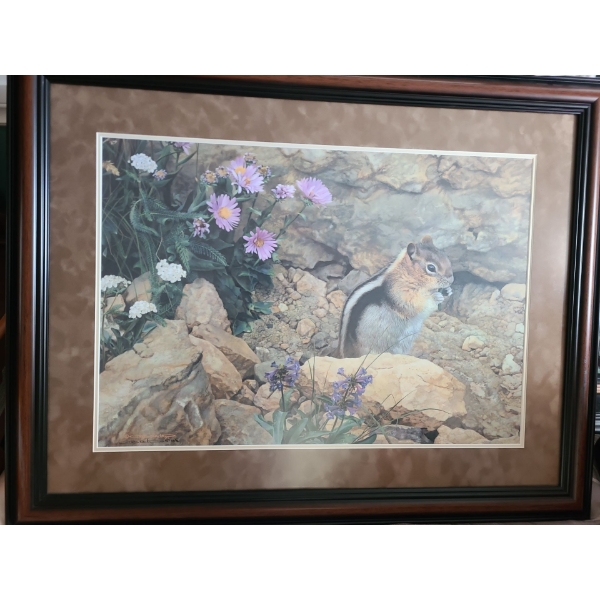 Trail Mix by Carl Brenders Artist Proof 12/76 36 w 28 1/2 h