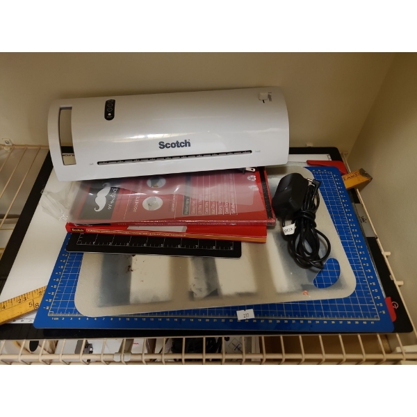 Scotch Laminator and Cutting Mats 