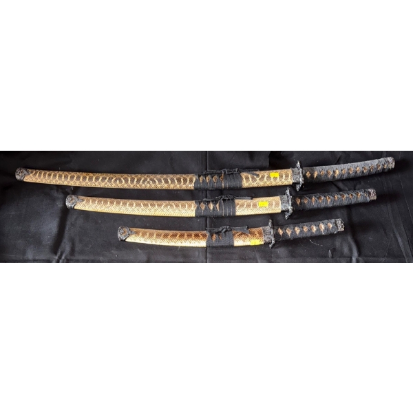 Japanese Katana Swords 3 Piece Set 41L