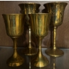 Image 3 : Brass Beauties - Chalice Style Stemware Candlestick Holders Crystal Collection & more