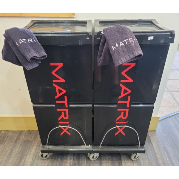 Matrix Barber Carts on Casters #3 -15x17x32 - 2 Count 