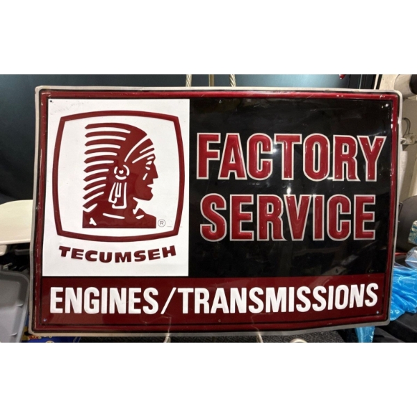 Factory Service Metal Sign 36Wx24H