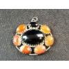 Image 1 : Onyx & Carnelian Pendant