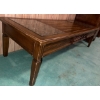 Image 1 : Vintage Coffee Table w/ Glass Inserts 44x17x25