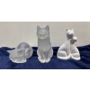 Image 1 : Glass Cats - 5H, 8.25H, 8H