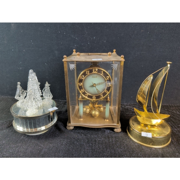 Clocks & Nautical Music Boxes 7"Tall