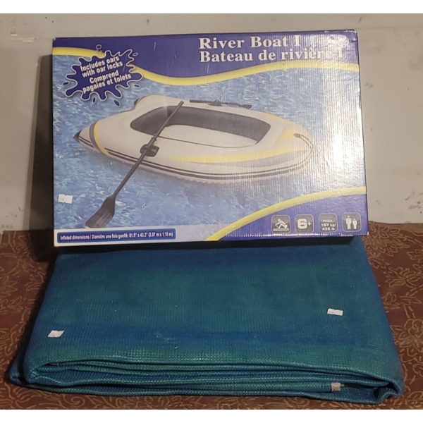 River Boat I (Never Used) & Sand Trapping Towel 