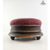 Image 3 : Antique Victorian Footstool Featuring A Dark Wooden 7''INCHES HEIGHT , 13''INCHES WIDTH.