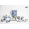 Image 2 : Collection Of Delft Blue Pottery, Small Pitchers, Mugs, And Dishes.