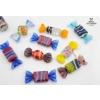 Image 2 :  Collection Of Murano-style Glass Candies,  Hand-Painted Salt And Pepper Shakers Royal Crown Derby.