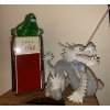 Image 5 : Antique Coca Cola Napkin Stand w/ Japanese Porcelain Dragon & More