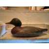 Image 3 : Vintage Antique Rare hand-carved wooden duck decoy, mallard drake, with a worn, hand-painted finish.