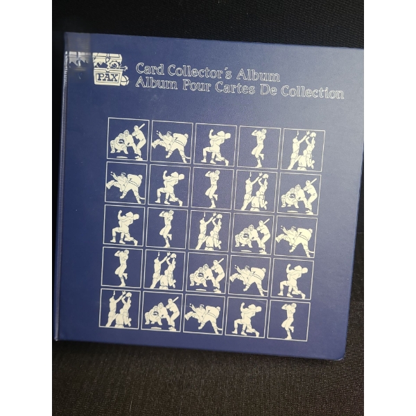 Binder of Hockey Trading Cards