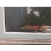 Image 4 : Painting of Flowers in Vase, Artist Illegible, Framed Canvas, 26.5 X 31