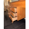 Image 8 : Gorgeous Mid Century Danish Teak Study (Compact Desk) w/ MCM Scoop Chair 45x18x28
