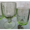 Image 2 : Vintage Uranium Glassware Collection  (Dragonfly Etchings)