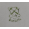 Image 4 : Bavarian Porcelain Plate, Flower Basket, and Lady Figurine Group