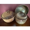 Image 1 : Beautiful Stonewear Pottery Dish Set - Lidded Casserole Dishes & Large Serving Bowl 