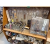 Image 1 : paint brushes, paintbrush, organizers, music boxes, and variety of paints
