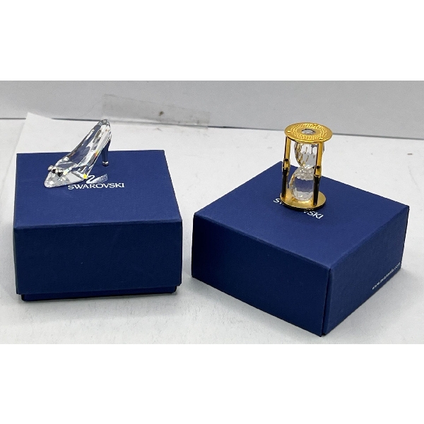 Swarovski Crystal - Glass Slipper and Hourglass