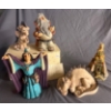Image 1 : Krystonia Hand Painted, Made in England w/ Certificates,  5 Pieces - Lrgest ~7in Tall 