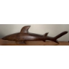 Image 4 : Carved Wooden Decorative Shark & Dreeble Pet  & Sea Shell
