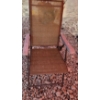 Image 1 : Four Outdoor Patio Chairs 21 W, 22 D, 38 T and Two Footstools 19 W, 21 D, 15 T