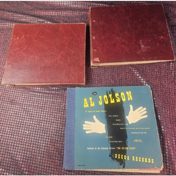 Vintage 78 RPM Records in 3 Bk