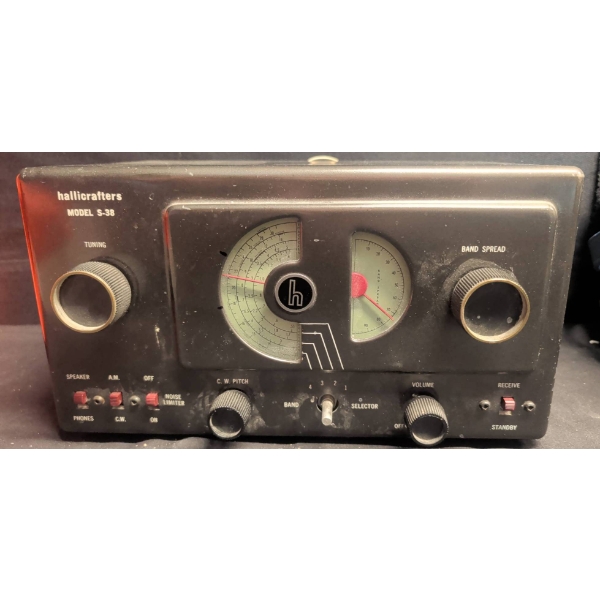 Hallicrafters Model S-38 Shortwave Tube Radio