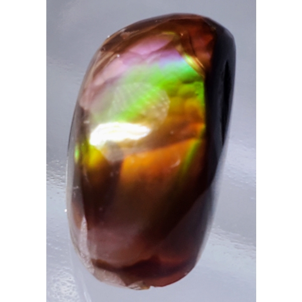Fire Agate (15.8 ct, 19×9.5×8 mm)