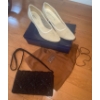 Image 1 : Roberto Capucci Pumps (7.5) w/ Beautiful Beadwork Clutch Bag 