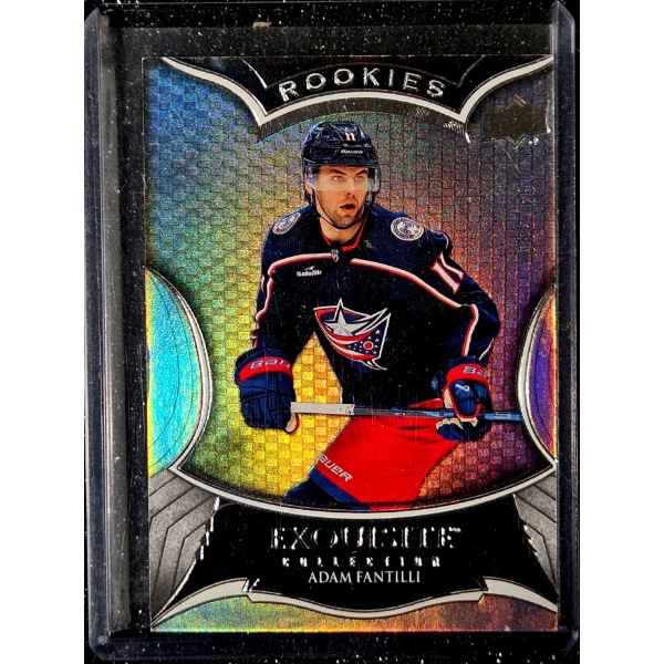 Adam Fantilli 2023-24 Upper Deck "Black Diamond Exquisite Collection" Rookie Hockey Card