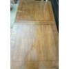 Image 3 : Double Pedestal Dining Table w/ Beveled Trim & 2 Extenders 72x42x32 