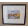 Image 1 : Framed Watercolor Landscape Painting by Lelde Muller-Watts