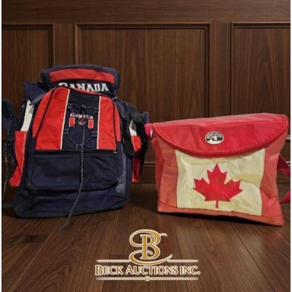 Canada-Themed Bags Including Backpack and Shoulder Bag