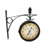 Image 4 : Decorative Wall Clock, Telephone Booth Key Holder, Sign, and Metal Stand Group