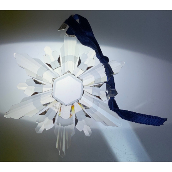 Swarovski Crystal Christmas Ornament 1998 Snowflake 3.5T