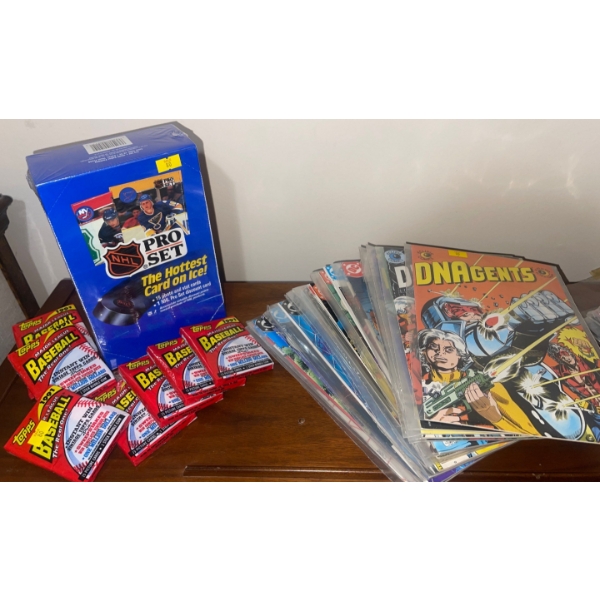  NHL Pro Set Unopened Cards Assorted Comic Books & More