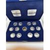 Canadian 13-Coin Confederation 125th Anniv/Provincial Quarters Proof Sterling Silver Set 