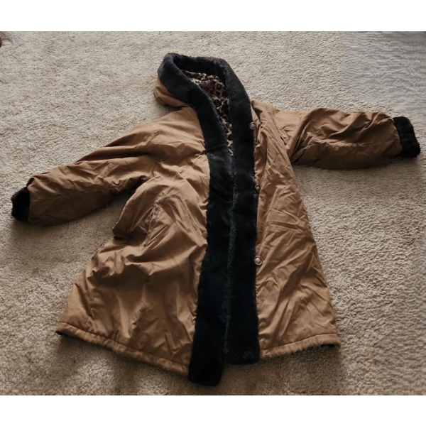 Reversible Jacket w/ Hood, Loose Fit 