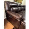Image 6 : Gorgeous Genuine Leather Modular L Shaped Sofa w/ Power Recliner  109x47x36